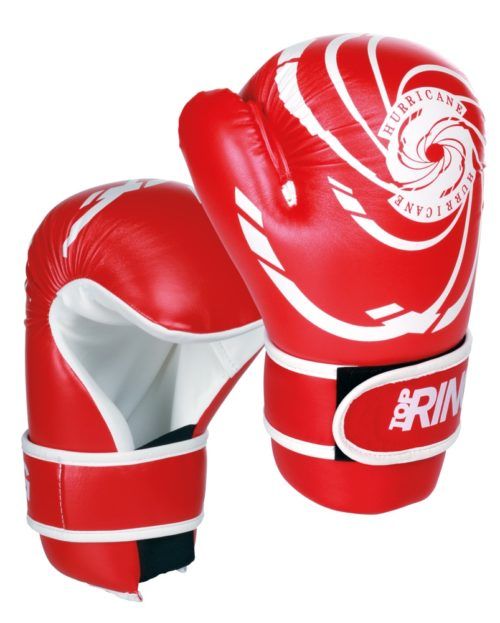 Guanto Semicontact Point Fighting Top Ring Hurricane Rosso