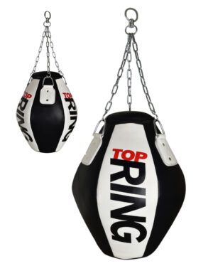 Top Ring Sacco FitBoxe Rosso Disponibile nei Colori Blu Nero Altezza Regolabile Sacco con Base per Fitness 