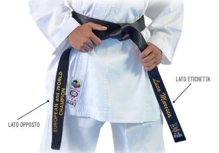 Cintura Karate Judo Taekwondo TopTie Cinture di Grado Cotone Judo Personalizzata Cintura da Arti Marziali 