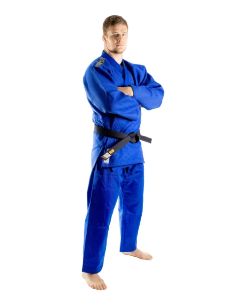 Judogi Essimo Gold Blu IJF
