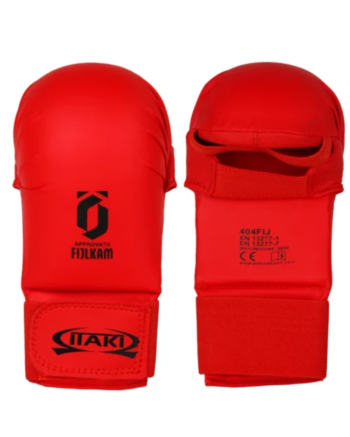 Guantino Kumite Itaki Approvato FIJLKAM Rosso
