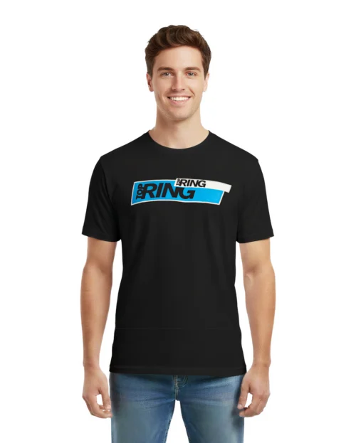 T-Shirt Top Ring Azzurro