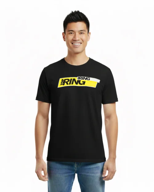 T-Shirt Top Ring Giallo