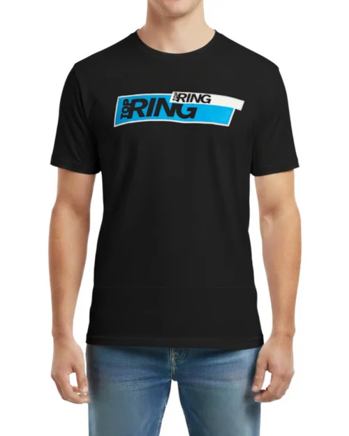 T-Shirt Top Ring Azzurro