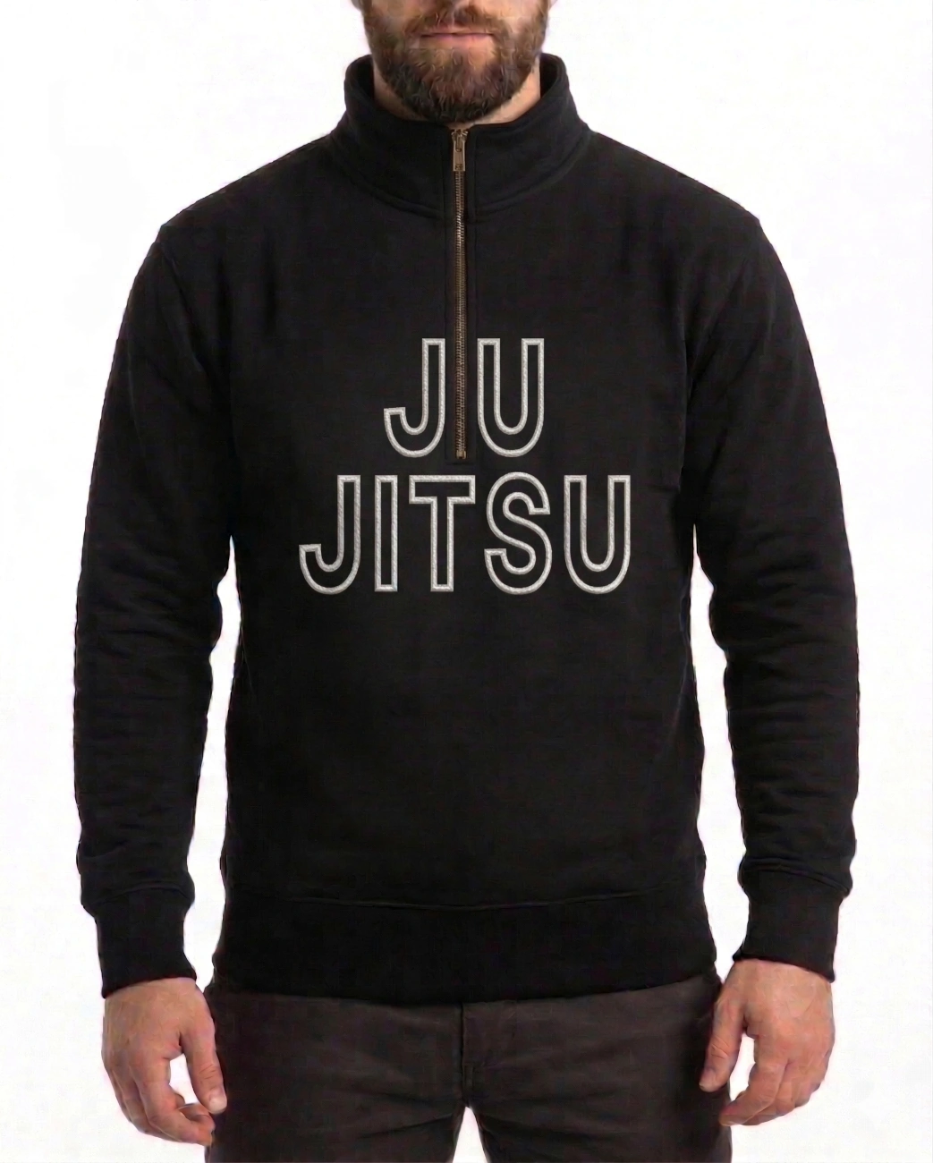 Felpa Itaki Ju Jitsu con Half-zip