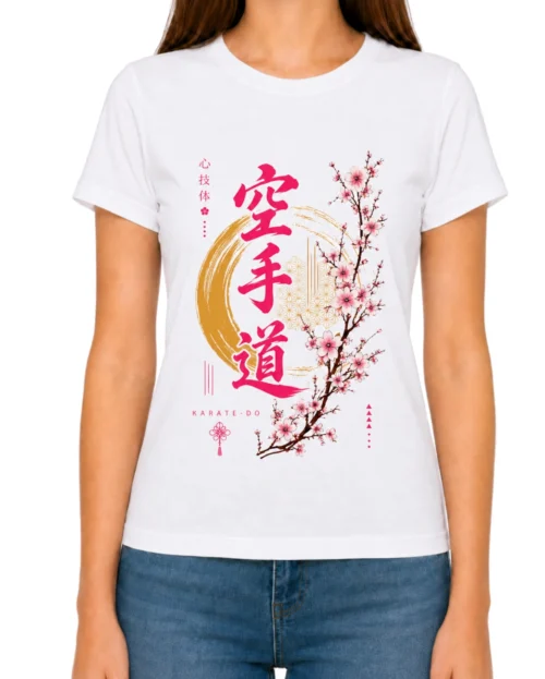 T-shirt Karate Ciliegio