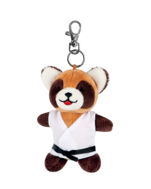 Portachiavi Peluche Panda Rosso